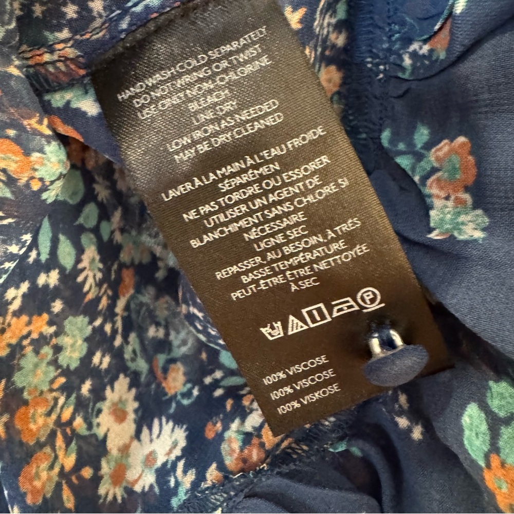 NWT Gorgeous Anthropologie Plus Size Sheer Floral Flowy Blouse - Picture 9 of 12